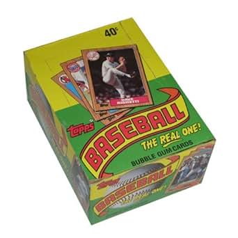 1987 Topps Baseball Unopened Box Collectibles & Fine Art