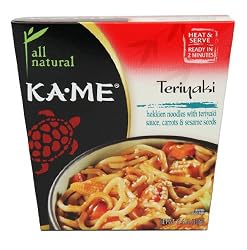 Ka-Me Noodle Box, Teriyaki, 11.6-Ounce Microwavable Cartons (Pack of 6)