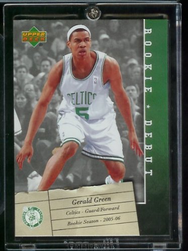 2006 /07 Upper Deck Gerald Green Rookie Debut Boston Celtics Basketball Card #4 - Mint Condition - Shipped in protective ScrewDown Case!