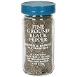 Morton & Bassett Fine Ground Black Pepper, 2-Ounce Jars (Pack of 3)