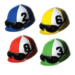 JOCKEY HAT OR CAP DRINK COASTERS PK OF 8