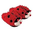 Aromahome Aroma Home Red Ladybug Fuzzy Friends Slippers-One Size Fits All