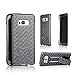 Encust Shell Holster Slim Black Case for Samsung Galaxy S8 PLUS with Kick-Stand & Belt Clip Holster with (At&t, Verizon, T-Mobile & Sprint) (Samsung S8 Plus)