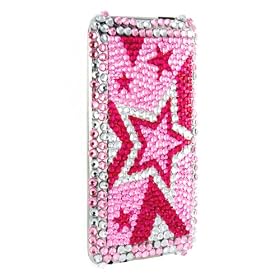 Bling crystal hard snap on case cover for Apple iPod Touch iTouch 3rd Generation 3G 3rd Gen