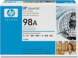 HP LaserJet 98A Black Print Cartridge in Retail Packaging