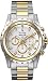 Two Tone Stainless Steel Marine Star Chronograph Silver Dial