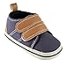 Luvable Friends Unisex Baby Crib Shoes, Blue Hook, 6-12 Months