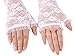 Women's UV Protection Long Lace/Solid Colored Fingerless Gloves