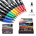 GC 72 Colors Dual Tip Brush Pens Highlighter 72 Art Markers 0.4mm Fine liners & Brush Tip Watercolor Pen Set for Adult and kids Coloring Books Bullet Journal, Calligraphy, Hand Lettering, Note Taking