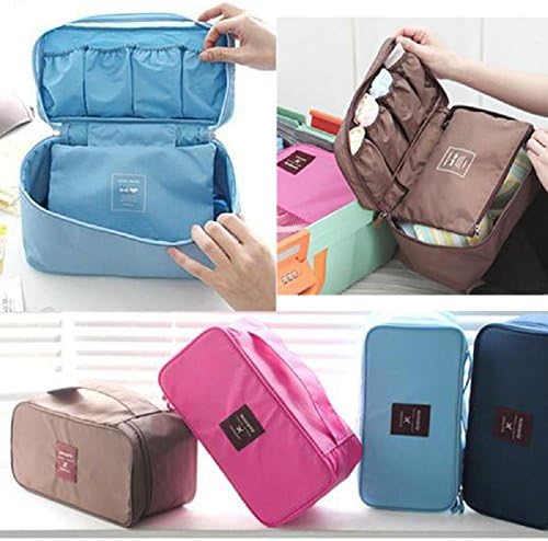 Women Handbag Purse Organizer Insert Large Liner Cosmetic Travel Bag (Random Colour)