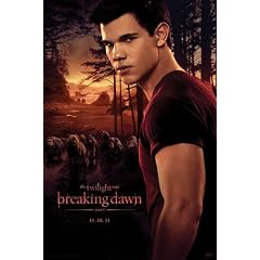 Empire 433435 Twilight - Breaking Dawn Jacob And Wolfpack Filmposter Poster Druck - Gr�sse 61 x 91.5 cm