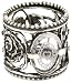 Gem Kingdom "You Goddess" Oval Crystal Silver Ring, Size 7