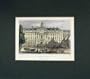 1830 Hand Coloured Print View Palace Liege Buildings