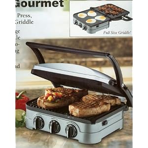 Cuisinart Griddler - Contact grill, panini press, open grill and griddle by Cuisinart