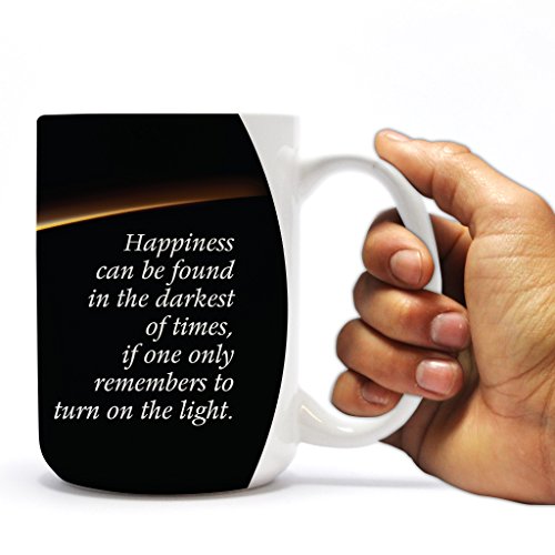 Dumbledore Quote 15oz Coffee Mug – “Happiness can…”
