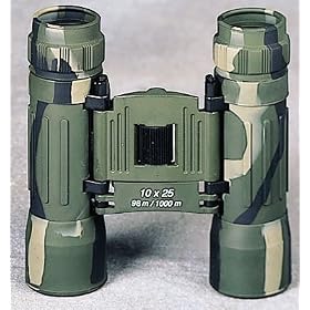 Woodland Camouflage 10 x 25MM Compact Binoculars