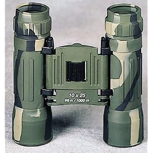 Woodland Camouflage 10 x 25MM Compact Binoculars