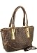 Designer Style Weavy Tote - Bronze