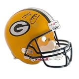 Aaron Rodgers Hand Signed Autographed Green Bay Packers Full Size Riddell Football Helmet