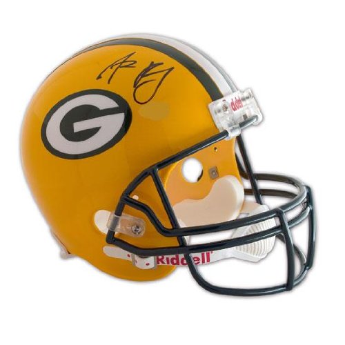 Aaron Rodgers Hand Signed Autographed Green Bay Packers Full Size Riddell Football Helmet