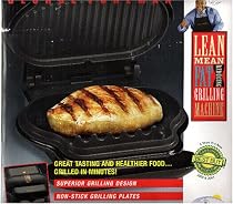 George Foreman Lean Mean Fat Reducing Grilling Machine GR7BLK