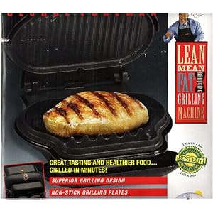 George Foreman Lean Mean Fat Reducing Grilling Machine GR7BLK by George Foreman