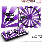 DJ Hero Skin Rising Sun Purple fits Nintendo Wii DJ Heros (DJ HERO NOT INCLUDED)