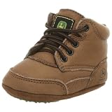 John Deere Infant/Toddler Crazy Horse Lace-Up Crib Bootie