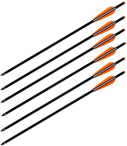 Wizard Archery Carbon Arrows Crossbow Bolts - 6/pack