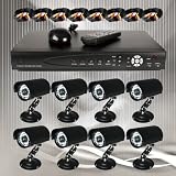 CCTV_CameraMall--JD7008AC1000G8BS202B. 8 Sharp CCD 35 IR Day/Night Vision Indoor/Outdoor Color Cameras with one 8 Channels Video Audio Security Surveillance DVR Digital Video Recorder System Built-in 1000GB HDD, Included 8x 60ft Siamese Cables and Power Supply Unit. Supports Network Remote Live Viewing Over Internet, Windows IE, iPhone, Win CE, Symbian, Blackberry