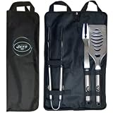 NFL New York Jets Stainless Steel BBQ Set with Bag