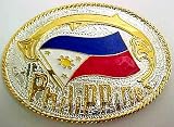 Philippines Western Cowboy Rodeo Belt Buckle Filipino