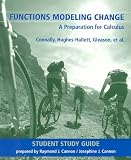  : Functions Modeling Change, Student Study Guide: A Preparation for Calculus