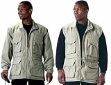 Khaki Convertible Safari Outback Trailblazer Jacket and Vest