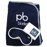 Blanket & Sleepmask Travel Pack - Blue