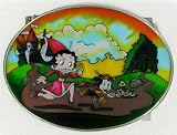Betty Boop Stained Glass Art Prince Charming Nursery Rhyme Wall Art