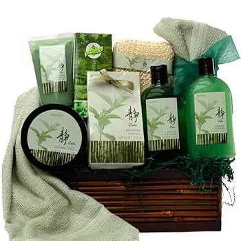 Set A Shopping Price Drop Alert For Green Tea Zen Calming Spa Bath and Body Set Gift Basket