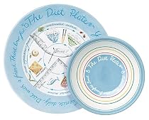 The Diet Plate Female Plate and Bowl