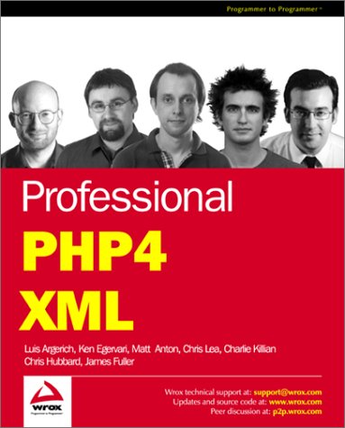 Image of: Professional PHP4 XML