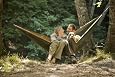 Double Parachute Nylon Hammock Olive/Khaki