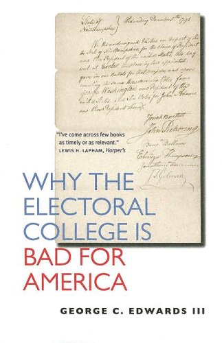 Why the Electoral College Is Bad for America under Elections in The Books Store
