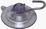 1-1/8 Small Suction Cups with Metal Hooks - 25 pack