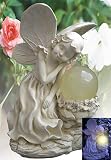 Solar Power Lantern Resting Angel With Ball