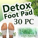 Chikusaku Bamboo Vinegar Foot Detox Patches - 32 Pack