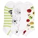 Lot Of 3 Pairs Womens Skull Anklet Ped Socks (9-11)