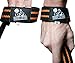 Wrist Wraps + Lifting Straps Bundle (2 Pairs) for Weightlifting, Crossfit, Workout, Gym, Powerlifting, Bodybuilding - Support for Women & Men, No Injury during Weight Lifting - Orange, 1 Year Warranty