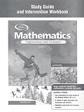 Mathematics: Applications and Concepts, Course 2, Study Guide and Intervention Workbook