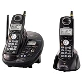 Remanufactured Panasonic KX-TG2432B 2.4 GHz FHSS GigaRange Dual-Handset Cordless Phone System with Digital Answering System - Black