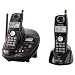 Panasonic GigaRange KX-TG2432B 2.4 GHz DSS Cordless Phone with Dual Handsets and Answering System (Black)