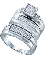 0.31CTW DIAMOND FASHION TRIO SET